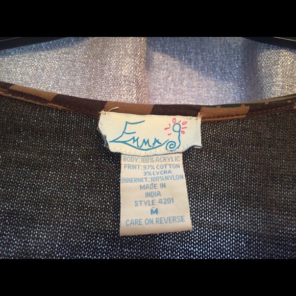 Vintage Emma G unique sweater dress - Picture 3 of 8